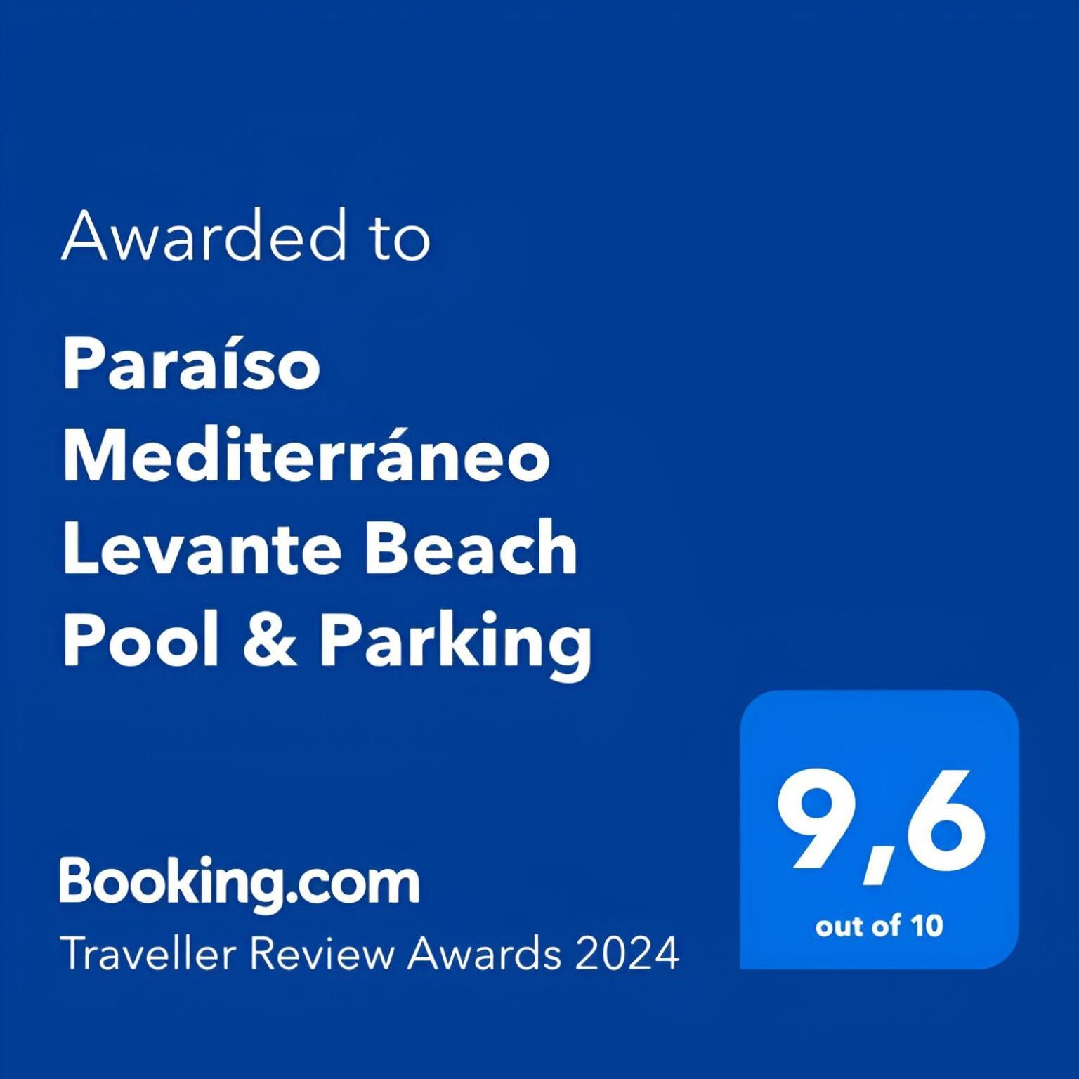 Paraiso Mediterraneo Levante Beach Pool & Parking Benidorm Exteriér fotografie
